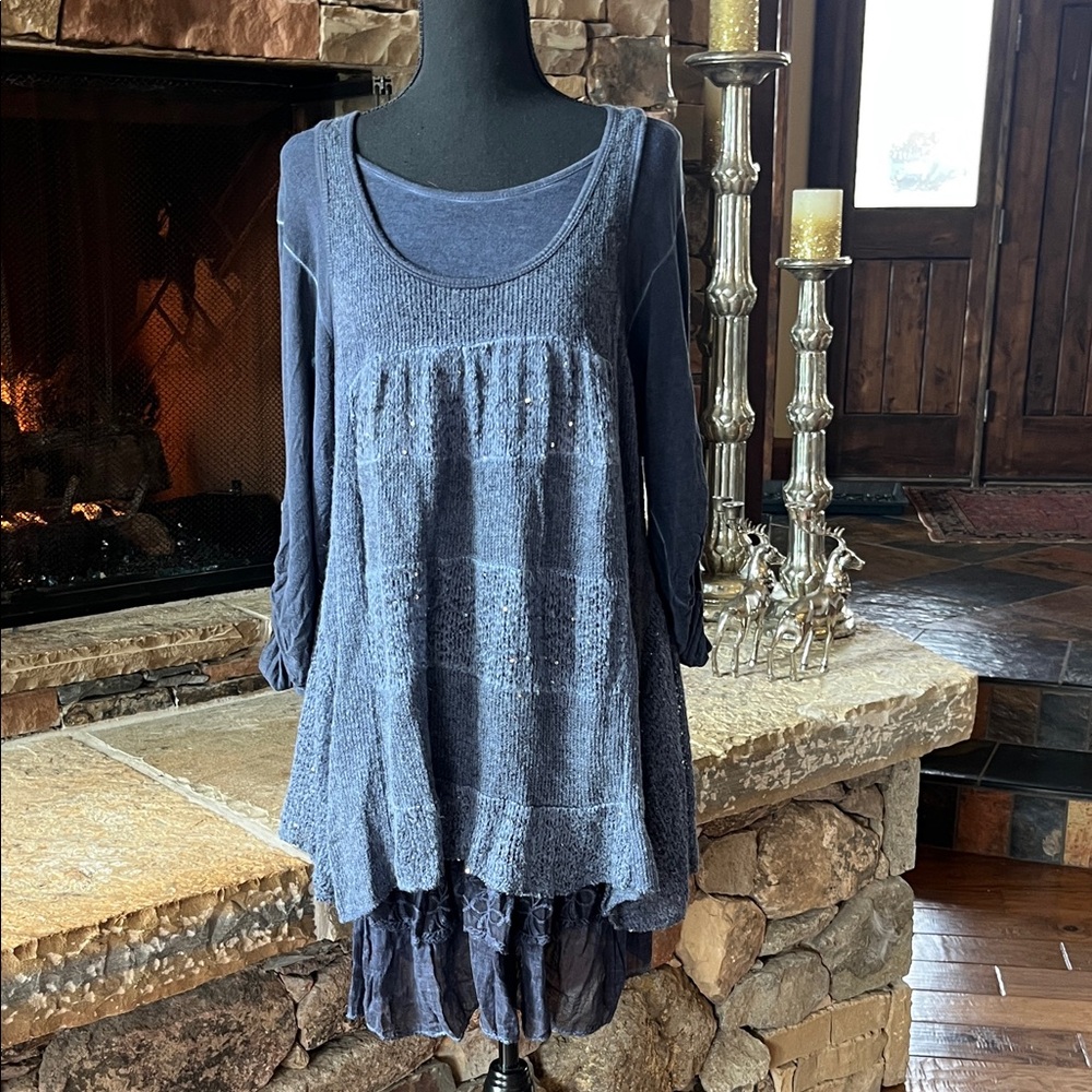 Scandal Italy Tunic Two Piece Set